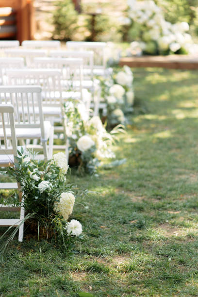 istock Outdoor wedding ceremony in the summer 1209943056