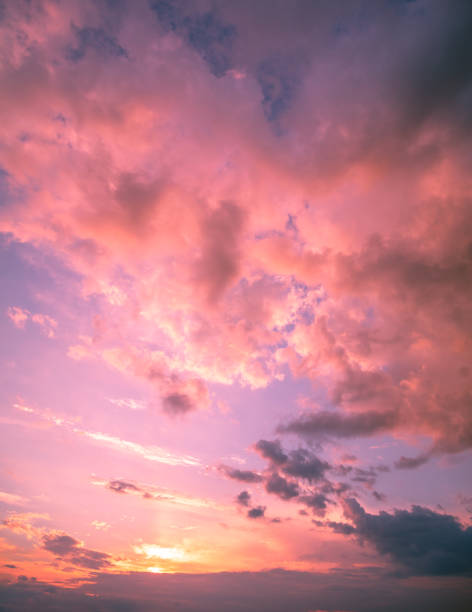 istock Colorful cloudy sky at sunset. Gradient color. Sky texture. Abstract natural background 1209943714
