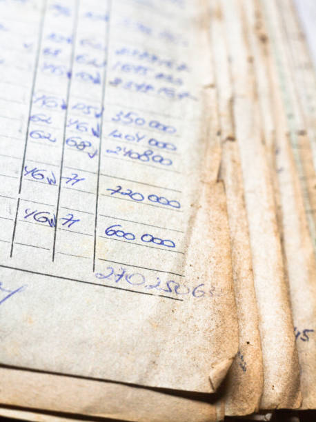 istock Old paper documents in the archive 1209946386