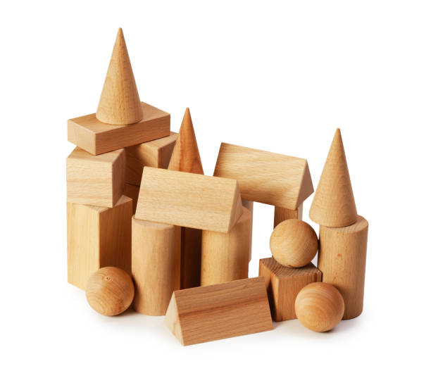 istock wooden geometric shapes  isolated on a white background 1209946737