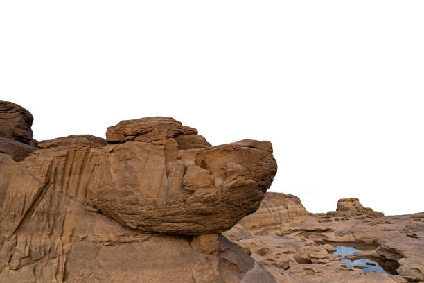 istock Big rock, isolated on the white background 1209947896