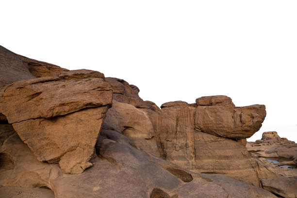 istock Big rock, isolated on the white background 1209948104
