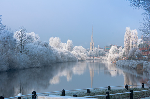 Alta Norway City in Winter and covered in Snow