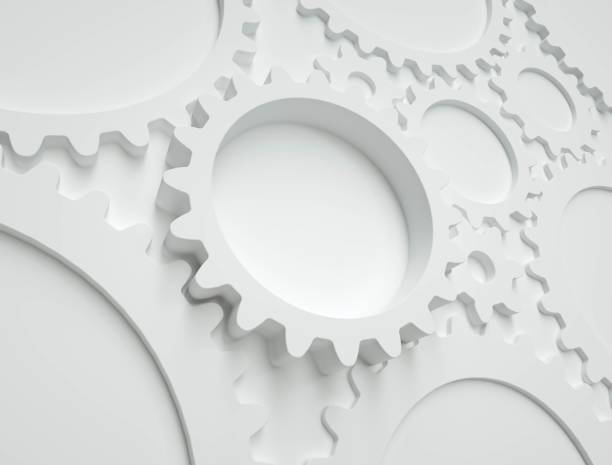istock 3D rendering of the background of gears technical information background 1209955930