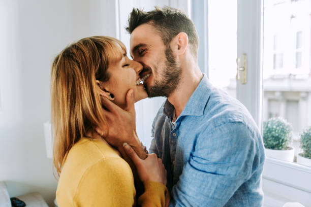 istock Young couple at home 1209956702