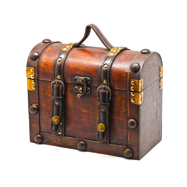 istock Wooden Vintage Chest 120995972