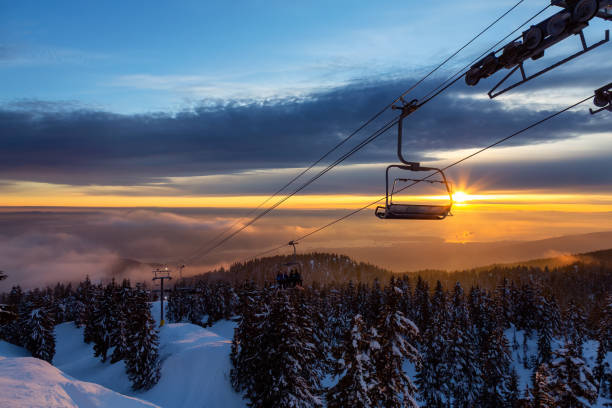 istock Canadian Winter Landscape during Sunset 1209965320