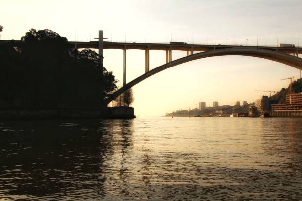 istock Iron bridge called Luis I over the waters of the Douro river 1209965433