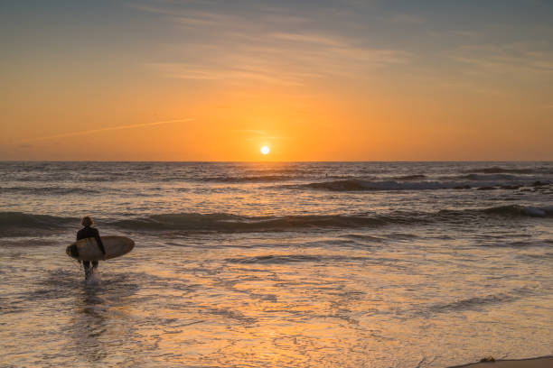 istock Surfer Sunrise Seascape 1209965600