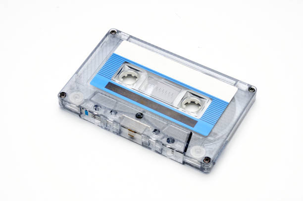 istock Compact audio tapes for magnetic recording on a white background.Compact cassettte 1209967371