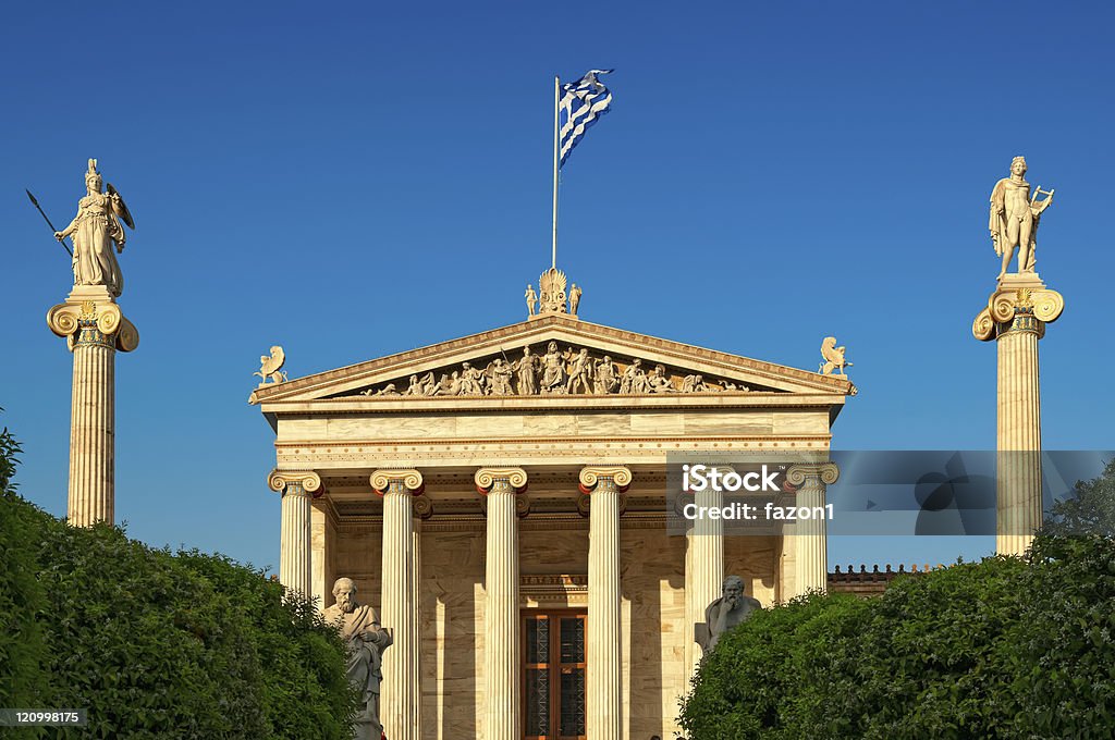 Academia de atenas, Grecia - Foto de stock de Academia de Atenas libre de derechos