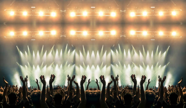 istock Concert hall during a gig 1209982079