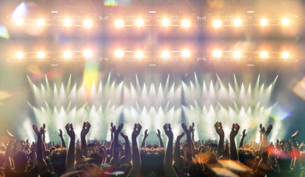 istock Concert hall during a gig 1209982623