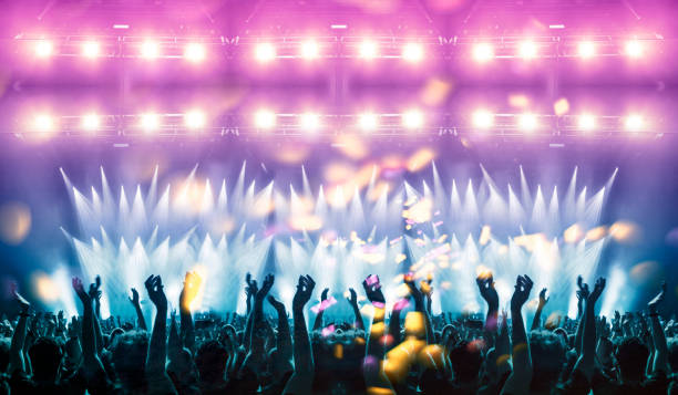 istock Concert hall during a gig 1209982635