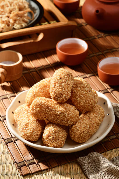 istock Ma Lao, Sesame rice crispy 1209984068