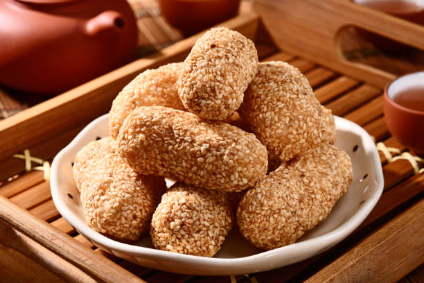istock Ma Lao, Sesame rice crispy 1209984069