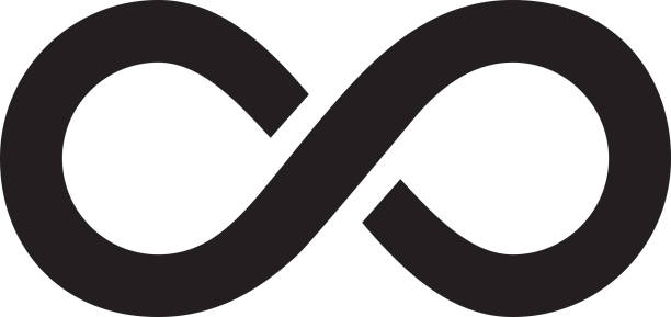 ilustrações de stock, clip art, desenhos animados e ícones de infinity logo - symbol link computer icon connection