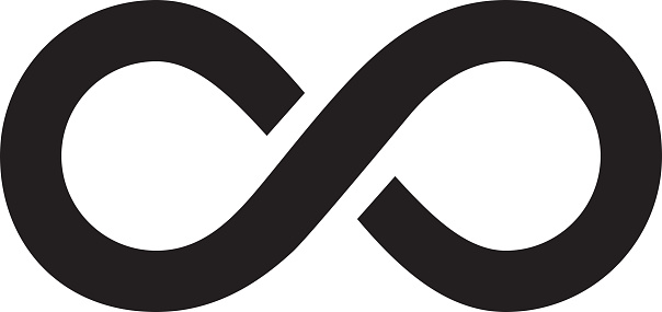 infinity symbol design element icon