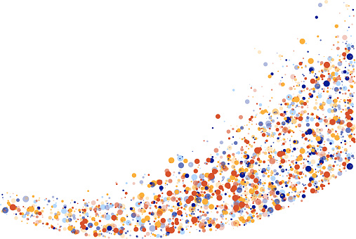 Multicolor Dots Vector Multi Color Dots Wave Stock Illustration - Download Image Now ...