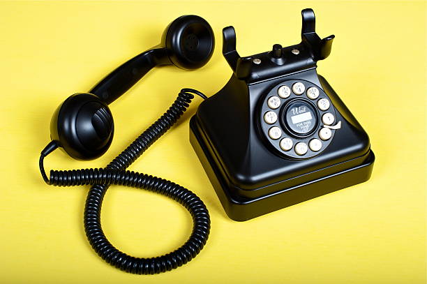 istock Vintage Telephone with Caller on Hold 121000132