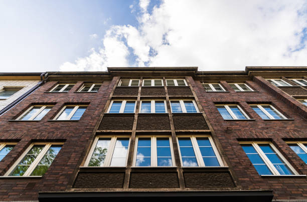 istock Traditional colorful German architecture houses 1210003344