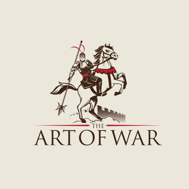 The Art of War The Art of War vector illustration
inspired by General Lubu the strongest one in Romance of the three kingdom history ancient chinese weapons stock illustrations