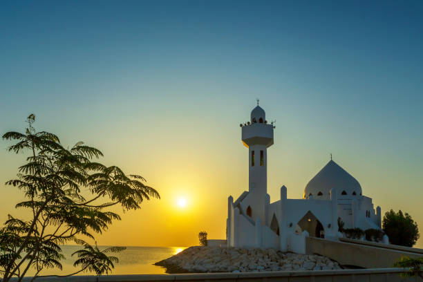 istock Beautiful Al Khobar Corniche Masjid Morning view -Saudi Arabia 1210013229