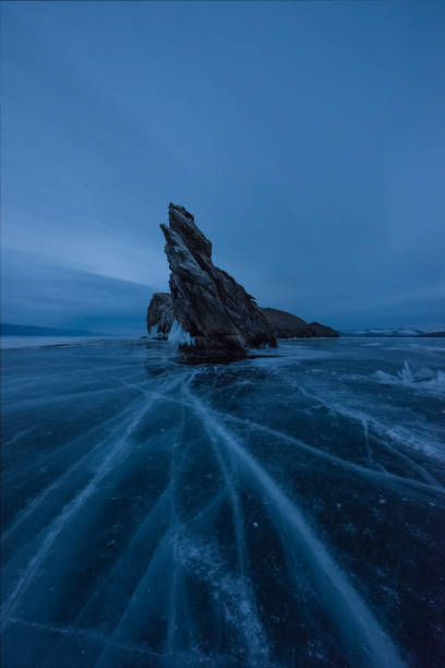 istock Night on Lake Baikal. 1210016684