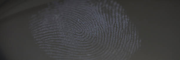 istock Fingerprint mark on clear glass as crime evidence 1210019212