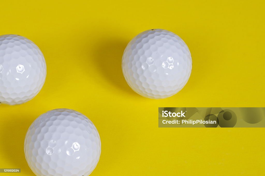 Pelotas de Golf - Foto de stock de Amarillo - Color libre de derechos