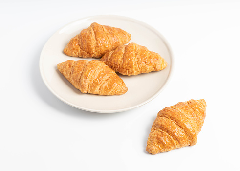 Croissants Isolated on White background