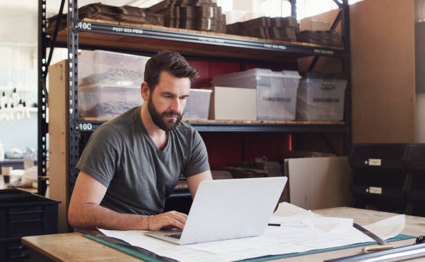 istock The workspace of a winner 1210028183
