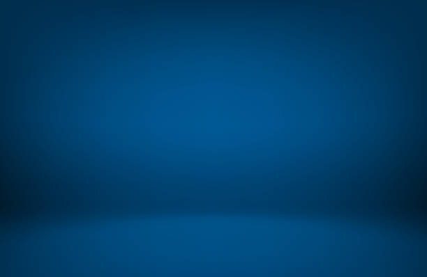 studio blue studio interior blank space mockup blankblue stock illustrations