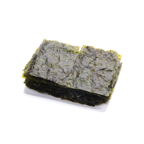istock seaweed or edible seaweed on the background 1210029532