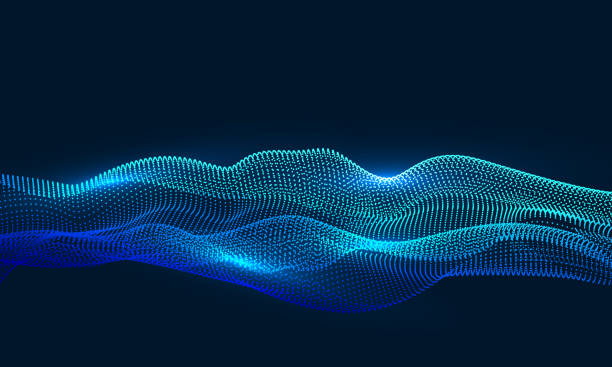 istock Composed of particles swirling abstract graphics,background of sense of science and technology. 1210030457