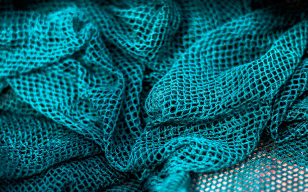 textura de cuerda de red de caza de pescador. red de pesca - fishing net commercial fishing net netting isolated fotografías e imágenes de stock