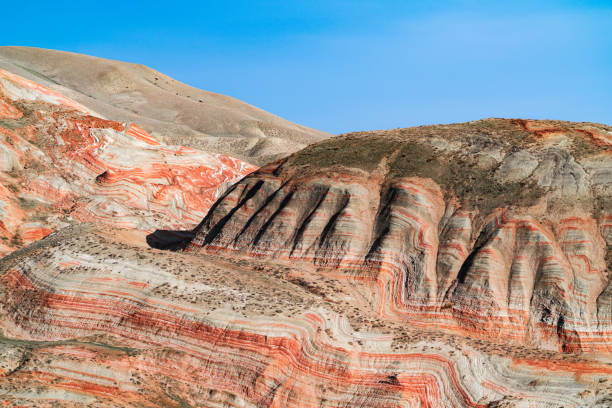 Peak of the amazing red mountain