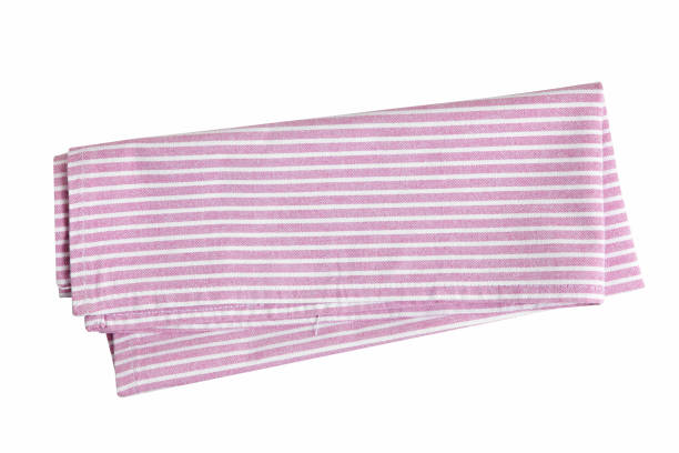 istock Cotton napkin isolated on white background 1210044665