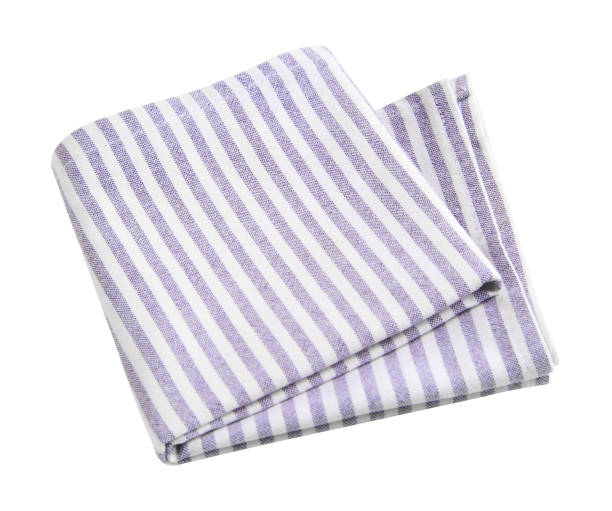 istock Cotton napkin isolated on white background 1210044667