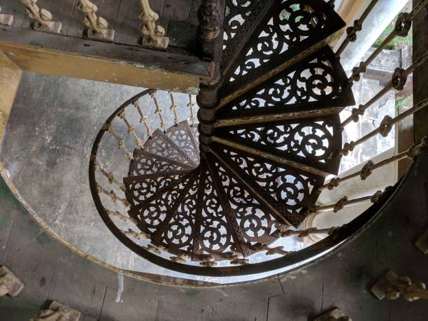 istock top view of traditional pattern spiral staircase 1210045645