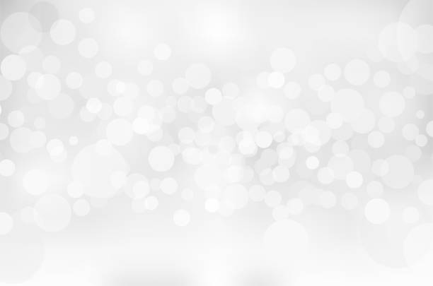 bildbanksillustrationer, clip art samt tecknat material och ikoner med vitt glitter geometrisk abstrakt cirkulär lutning bakgrund - oskarpt fokus