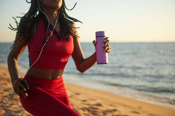 istock Jogging fit woman 1210046420