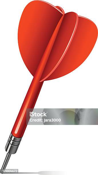 Rosso Dart - Immagini vettoriali stock e altre immagini di Accuratezza - Accuratezza, Affilato, Aspirazione