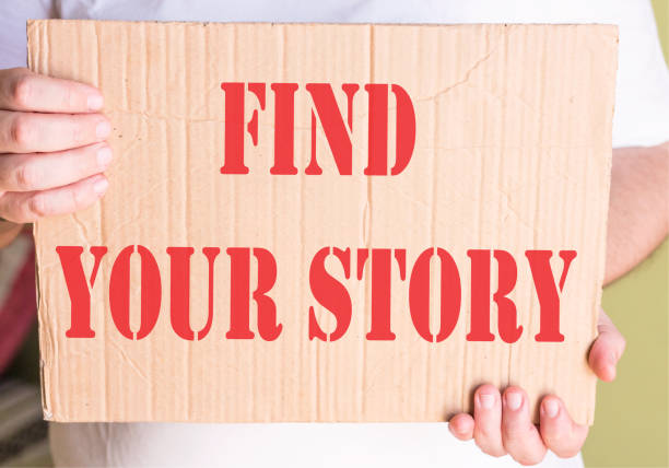 istock Find Your Story Sign on cardboard 1210051228