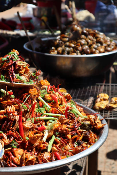 fried crab street food