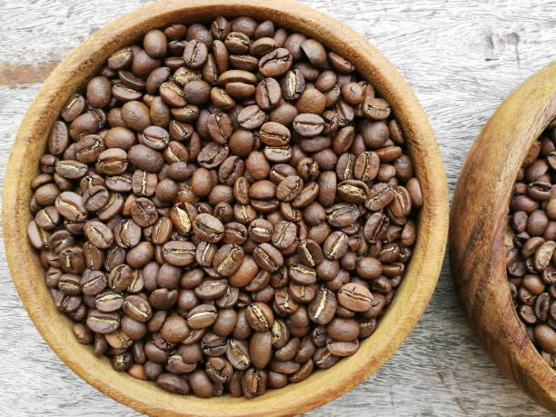 istock Close up of coffee beans 1210054407