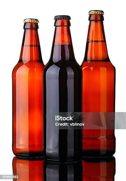 Tree Bottles Of Beer Stock Photo - Download Image Now - Alcohol - Drink, Beer - Alcohol, Beer Bottle