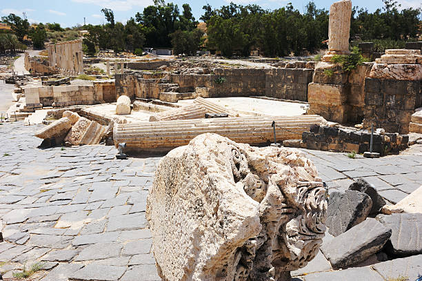 Ancient ruins  beit she'an stock pictures, royalty-free photos & images