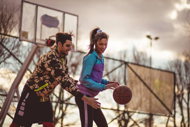 istock Couple who loves sport. 1210069859