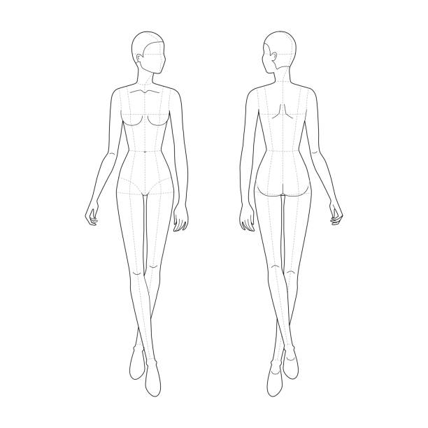 Female Body Outline Coloring Pages Female Body Outline Coloring Pages
